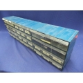 12 Drawer Blue Plastic Parts Storage /Organizational Storage Box